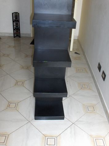 Scaffale in Legno a 7 Ripiani Nero. - Foto 7