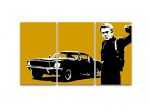 Quadro Steve Macqueen dipinto a mano Pop Art