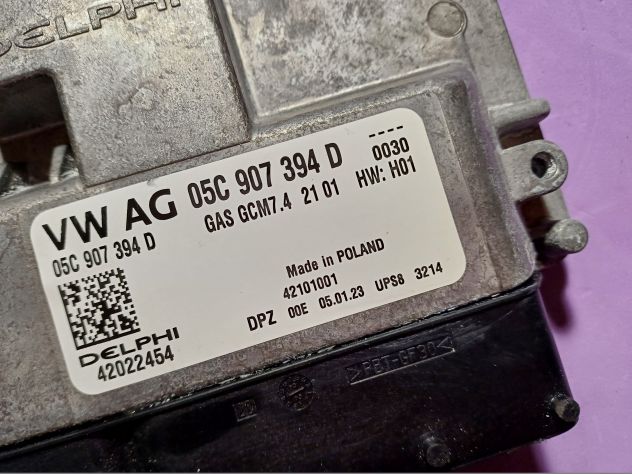 Centralina motore Delphi VW Audi, 05C907394 D, 05C 907 394 D, 42022454, 4210100 - Foto 5