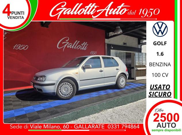 Volkswagen Golf 1.6 benzina 100cv