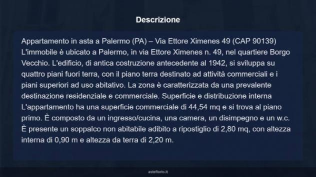 Immobile in asta di 44 m² in vendita a Palermo - Foto 11