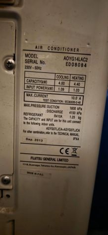 Condizionatore Fujitsu dual slpit - Foto 2