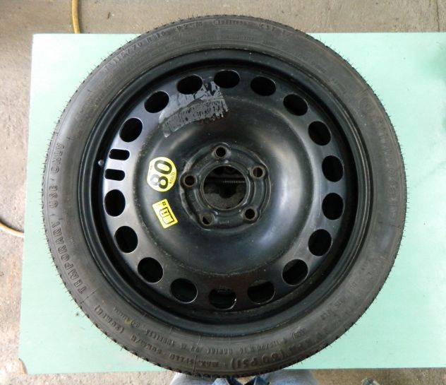 Ruotino di scorta con set attrezzi originale Opel