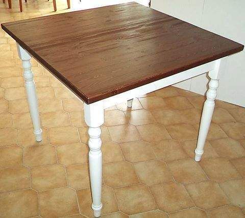 Set Cod102 Sedie e Tavoli Arredamento Ristorante Bar Pizzeria Shabby Chic - Foto 3