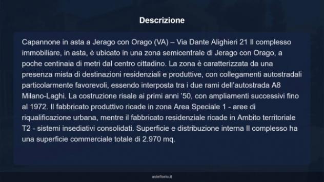 Immobile in asta di 2970 m² in vendita a Jerago con Orago - Foto 5