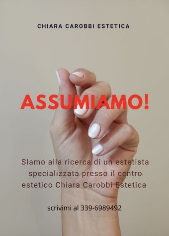 Assumiamo estetista a Lucca