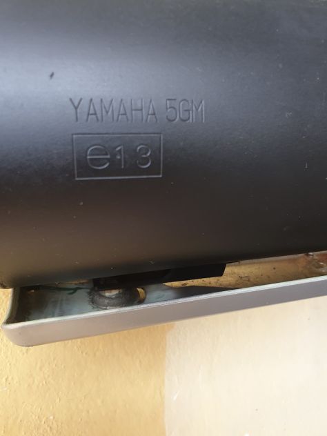Terminale Marmitta Yamaha Majesty YP 250 Anno 1999 2000 2001 2003 2004 2005 2006 - Foto 3