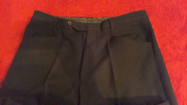 Pantaloni taglio classico neri Tg M (48) - Foto 2