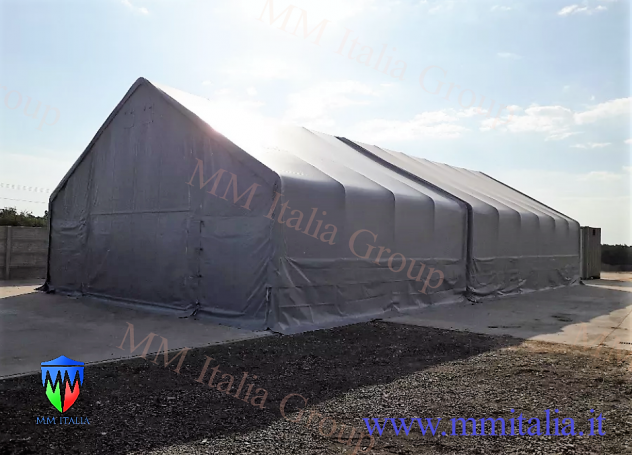 TENDONI CAPANNONI TUNNEL 10 X 8 X 5,7 MT A RIETI NEL LAZIO - Foto 6