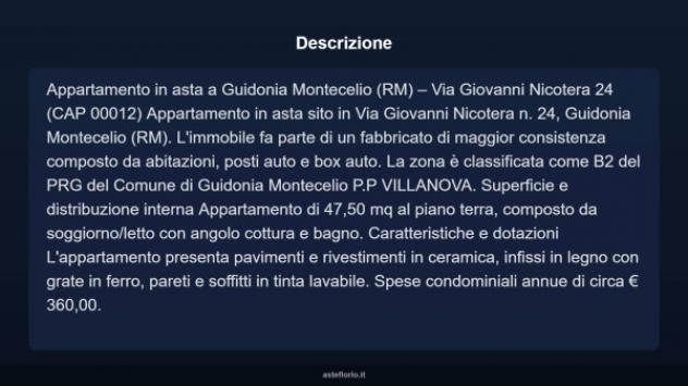 Immobile in asta di 47 m² in vendita a Guidonia Montecelio - Foto 4