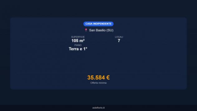 Immobile in asta di 105 m² con più di 5 locali in vendita a San Basilio - Foto 15
