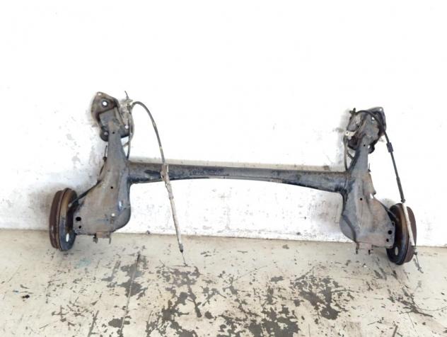 13342367 PONTE ASSALE POSTERIORE OPEL CORSA D 1.3 D 55KW 5M 3P (2006) RICAMBIO USATO CON MOZZI E FUSELLI