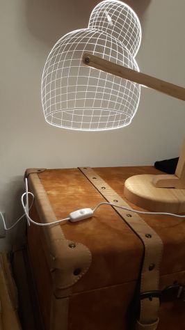Lampada da arredo fissa a campana marca IN TEMPO