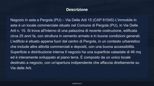 Immobile in asta di 46 m² in vendita a Pergola - Foto 6