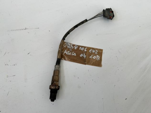 SONDA LAMBDA OPEL Agila 1° Serie 0258006172 benzina 1.0 (0004)