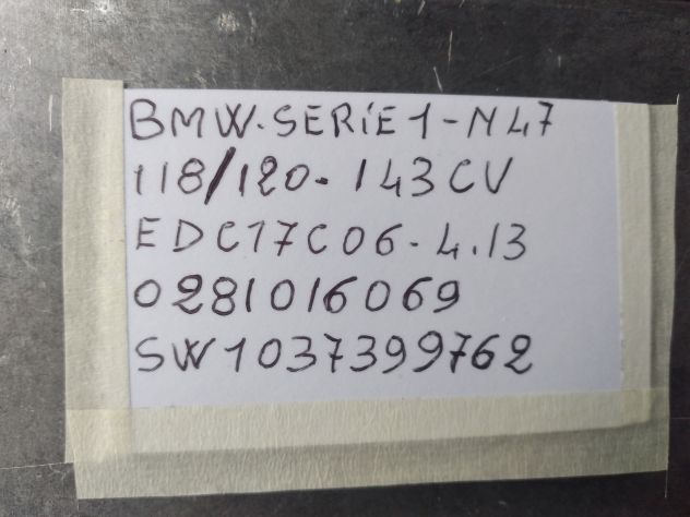 Centralina Motore Iniezione ECU BOSCH 0281016069 BMW Serie 3 E90/E91 DDE8506375- - Foto 6