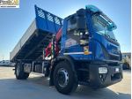 EUROCARGO 180-250 RIBALTABILE E GRU FASSI