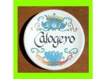 Piattino in ceramica personalizzato con nome Calogero