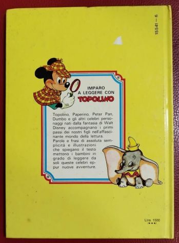 LUPETTO e la prugna magica, IMPARO A LEGGERE CON TOPOLINO, 1^ Ed. 1978. - Foto 4
