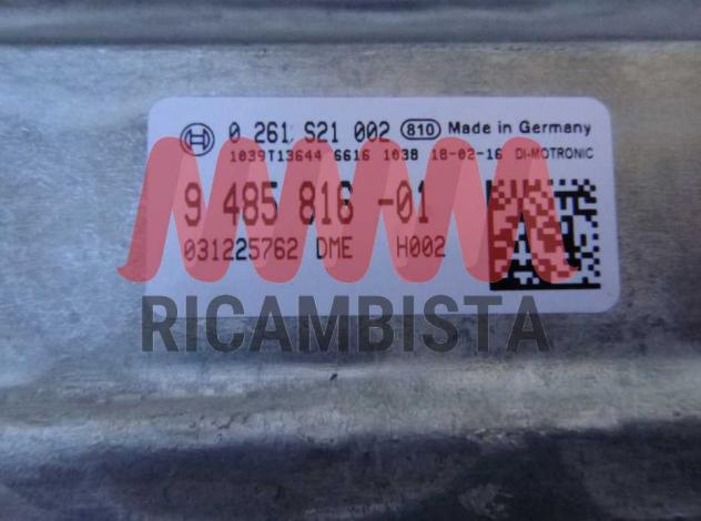 0261S21002 9485816 BMW G01 X3 30i centralina motore Bosch - Foto 2