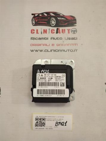 CENTRALINA AIRBAG PEUGEOT 2008 1° Serie 9812713780 0285012932 (13)