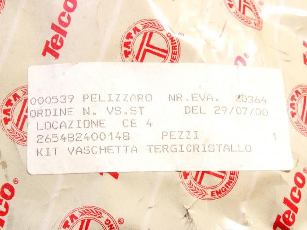 265482400148 VASCHETTA SERBATOIO TERGICRISTALLI TATA TELCOLINE 2.0 D (2001) RICAMBIO USATO - Foto 8