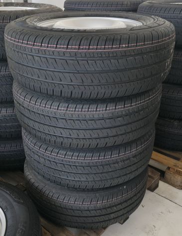 STOCK Ruote Complete Nuove Hankook Vantra LT 235/65 R16C con Cerchi in Acciaio - Foto 5