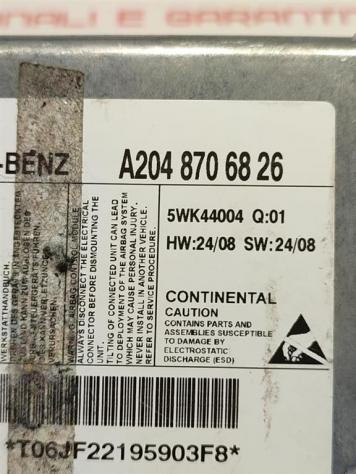 CENTRALINA AIRBAG MERCEDES Classe C Berlina W204 A2048706826 651911 (07) - Foto 2
