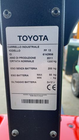 Transpallet toyota elettrico - Foto 2