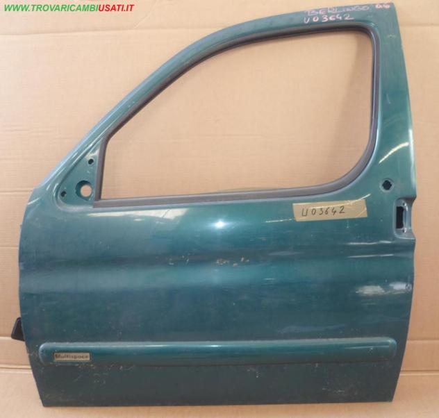 PORTA S. VERDE METAL. 96 CITROEN BERLINGO (No Alzavetro, No serratura) 999-U03642 Carrozzeria  Lamierati esterni  Porte  Porta ant. dx. CITROEN - BERL