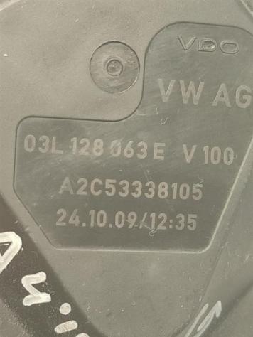 CORPO FARFALLATO AUDI A4 Avant (8K5) 03L128063E A2C53338105 CAGC diesel 1968 (0815) - Foto 2
