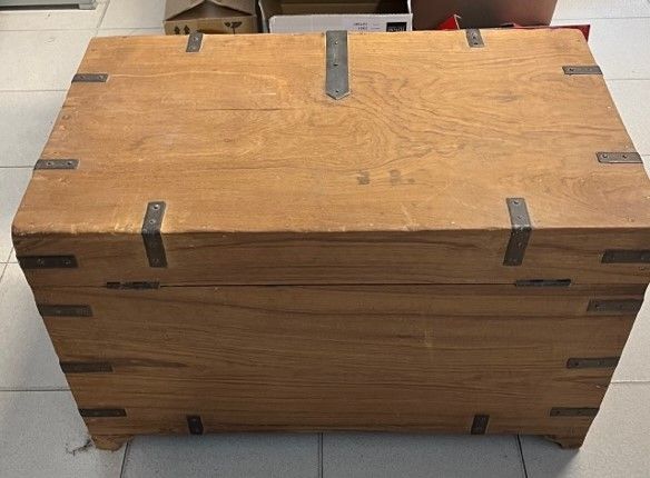 Baule in legno chiaro - Foto 4