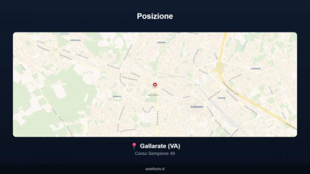 Immobile in asta di 610 m² in vendita a Gallarate - Foto 3