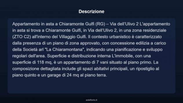 Immobile in asta di 118 m² con più di 5 locali e box auto in vendita a Chiaramonte Gulfi - Foto 3