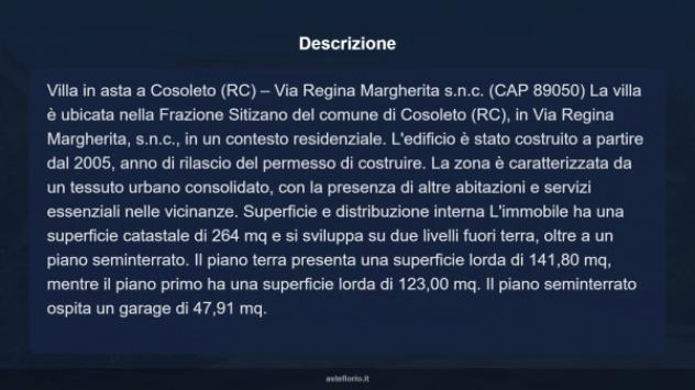 Immobile in asta di 264 m² con più di 5 locali e box auto in vendita a Cosoleto - Foto 10