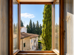 Stanza in villa in collina con giardino e parcheggio interno
