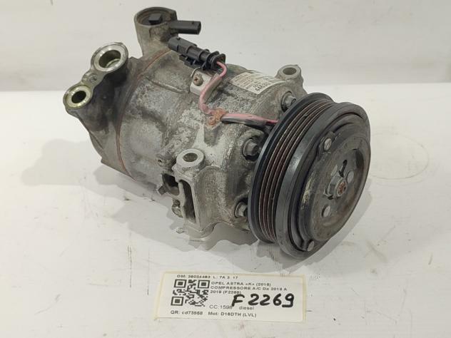 COMPRESSORE A/C OPEL Astra Berlina (K) 39034463 D16DTH (LVL) diesel 1598 (15)