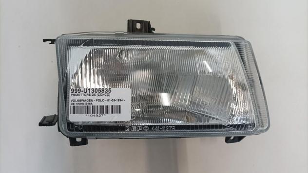 PROIETTORE DX (CONCO) 999-U1305835 Parti elettriche Fanaleria Proiettori Proiettore ant. VOLKSWAGEN - POLO - 01-09-1994 - 01-09-2001