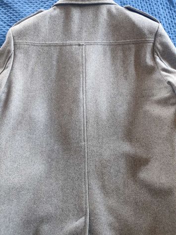Cappotto doppiopetto grigio spigato tg. M - Foto 4