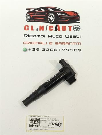 BOBINE ACCENSIONE CITROEN C3 Serie 9671214580 HM05 benzina 1199 (16) - Foto 2