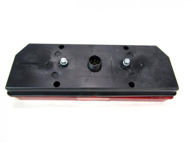 3780500 FARO FANALE POSTERIORE SINISTRO UNIVERSALE EUROLITES PER RIMORCHIO O TRATTORE STRADALE - Foto 2