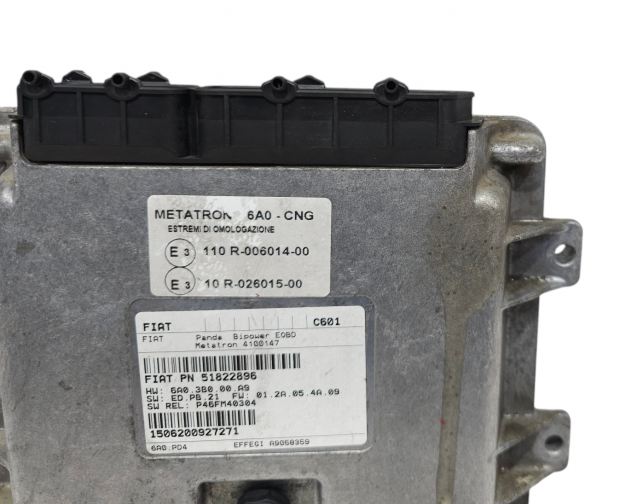 CENTRALINA METANO FIAT Panda 2° Serie 51822896 Bifuel/Metano 1200 (0310) - Foto 5