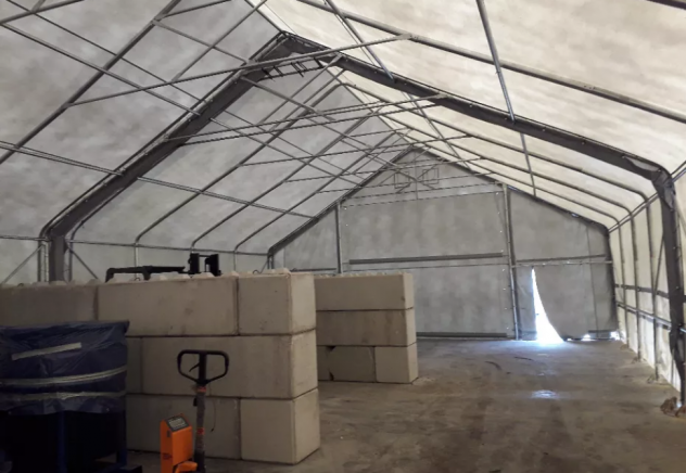 COPERTURE PER MEZZI AGRICOLI INDUSTRIALI IN PVC 10 X 16 X 5,7 POTENZA BASILICATA - Foto 2