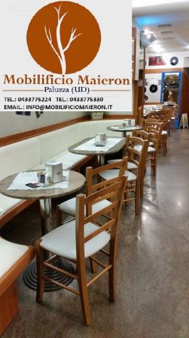 Set Modena Sedie Tavoli Per Arredamento Bar Ristorante Pizzeria Osterie - Foto 8