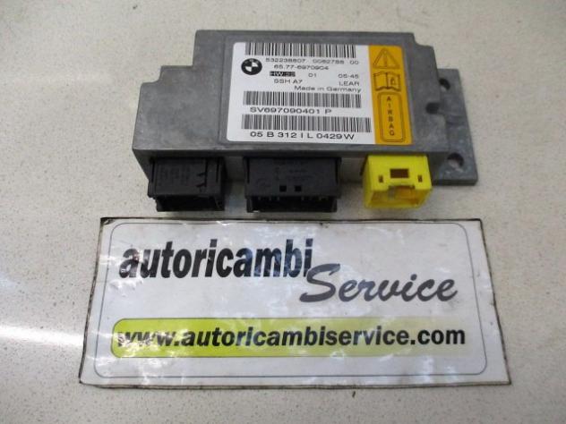 65.77-6970904 SENSORE AIRBAG BMW SERIE 7 E65 3.0 D 170KW AUT 4P (2005) RICAMBIO USATO