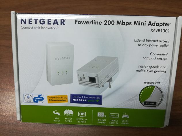Powerline 200 Mbps Mini Adapter Netgear - Foto 4
