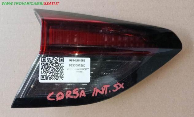 Fanale int. post. sx. led 9830097780 Parti elettriche Fanaleria Fanali Fanale post. dx.