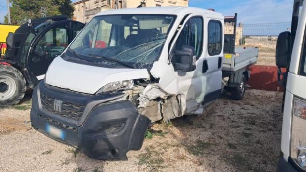 FIAT DUCATO 7 POSTI CON GRU SINISTRATO 2300 rif. 24079193 - Foto 5