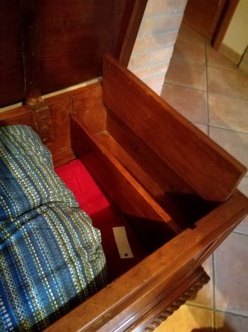 Cassapanca noce XVIII secolo - Foto 2