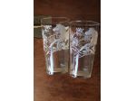 Vintage bicchiere con cavallo bianco anni 50/60 coppia di due da collezione glas